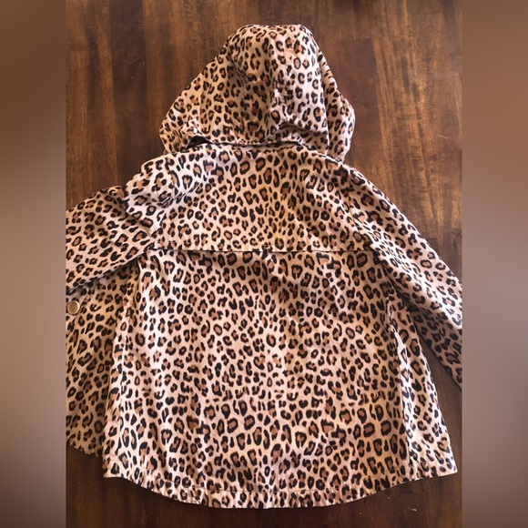 GapKids Leopard Print Jacket - size 12 - Picture 3 of 11
